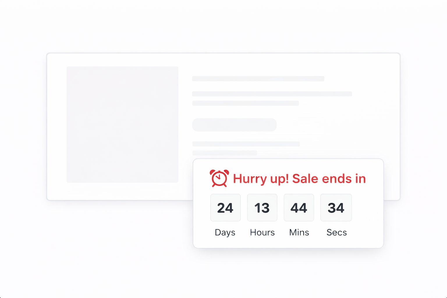 Sale Countdown Timer