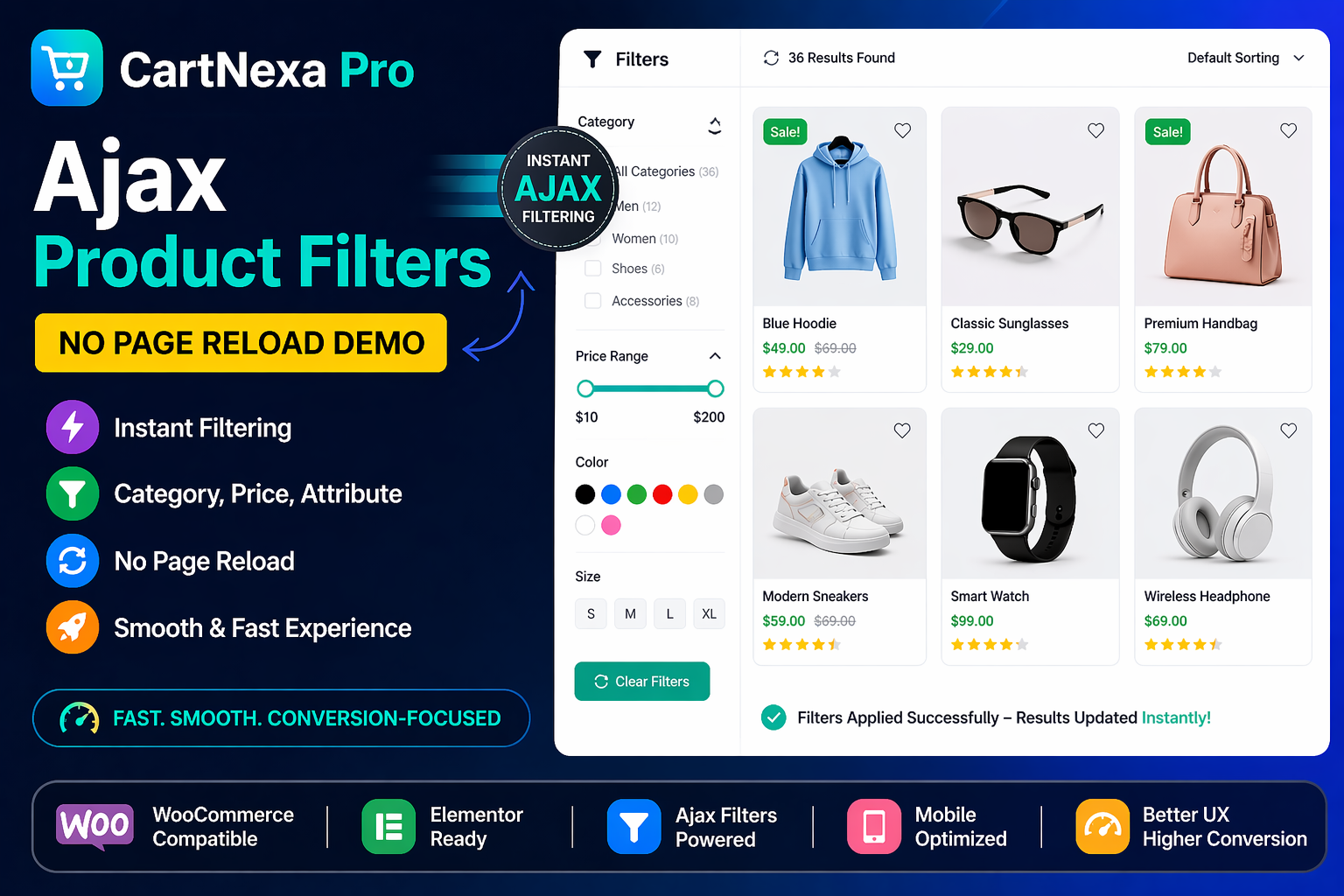 CartNexa Pro Product Carousel and Tabs Demo