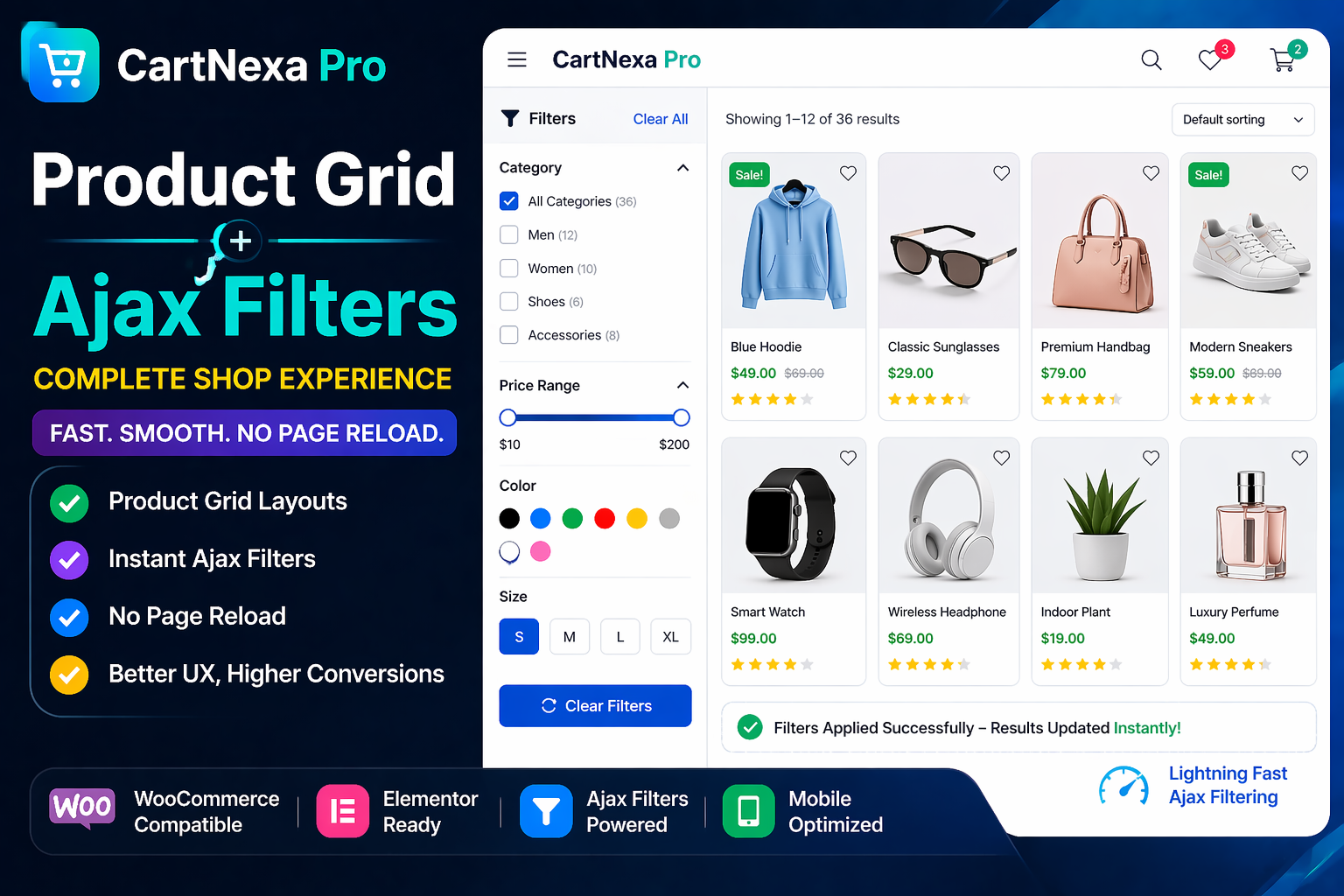 CartNexa Pro Quick View Wishlist and Compare Demo