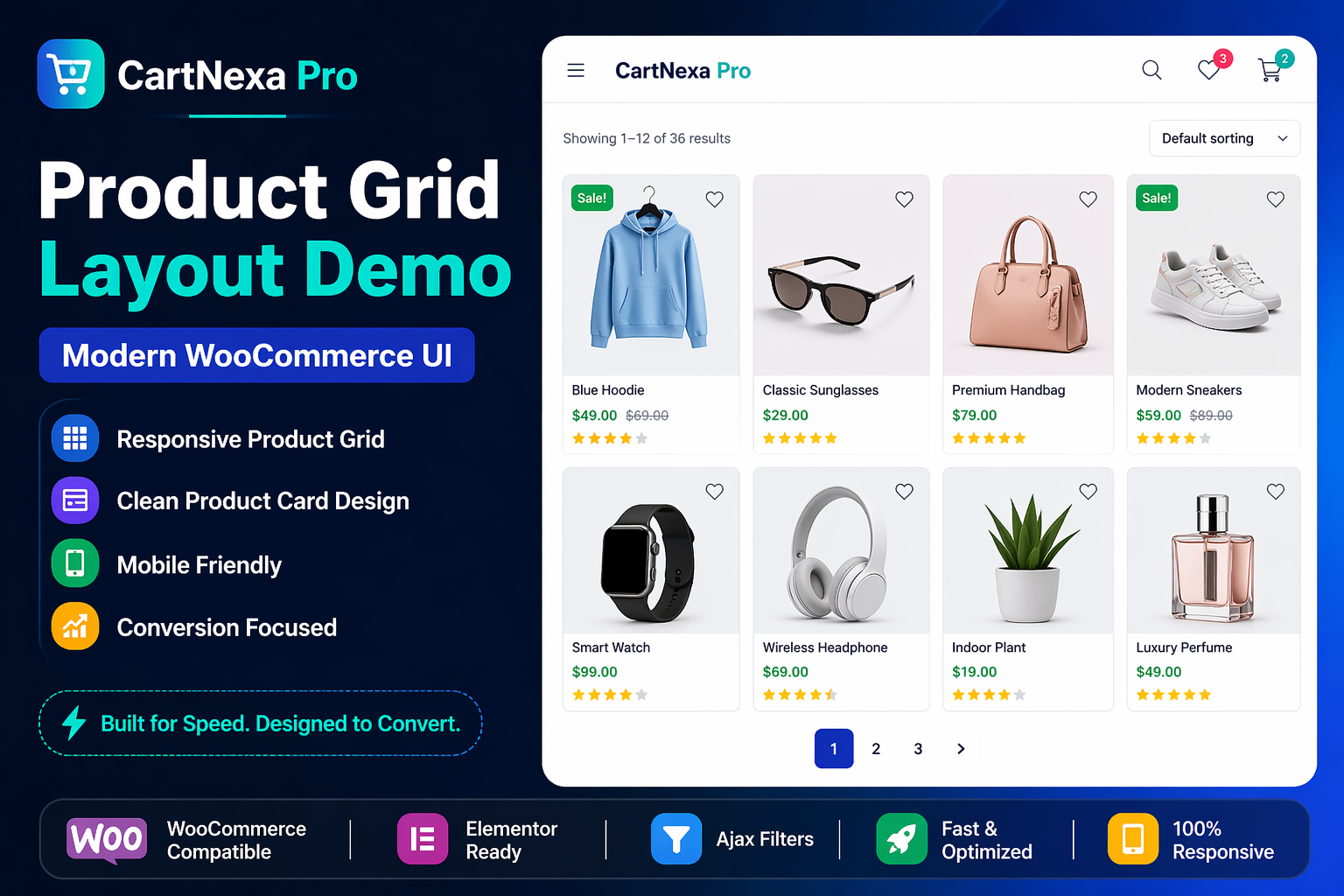 CartNexa Pro Product Grid and Ajax Demo
